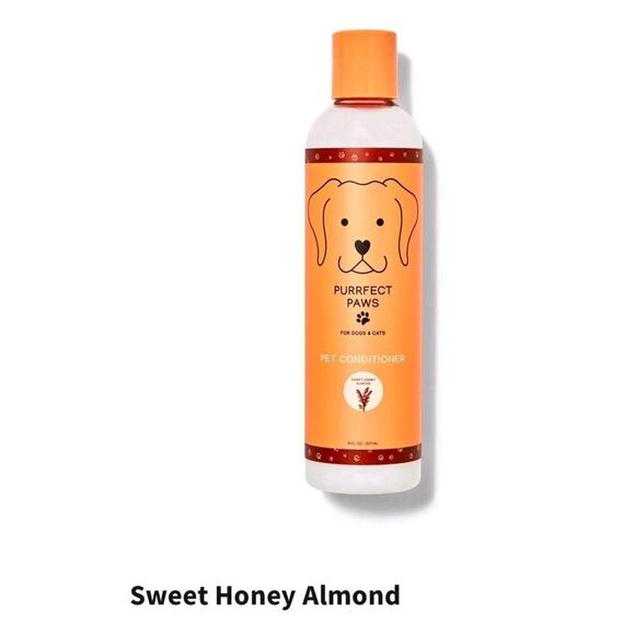 ALL NEW Purrfect Paws CONDITIONER 8 oz Sweet Honey Almond Bath & Body Works - Picture 1 of 3